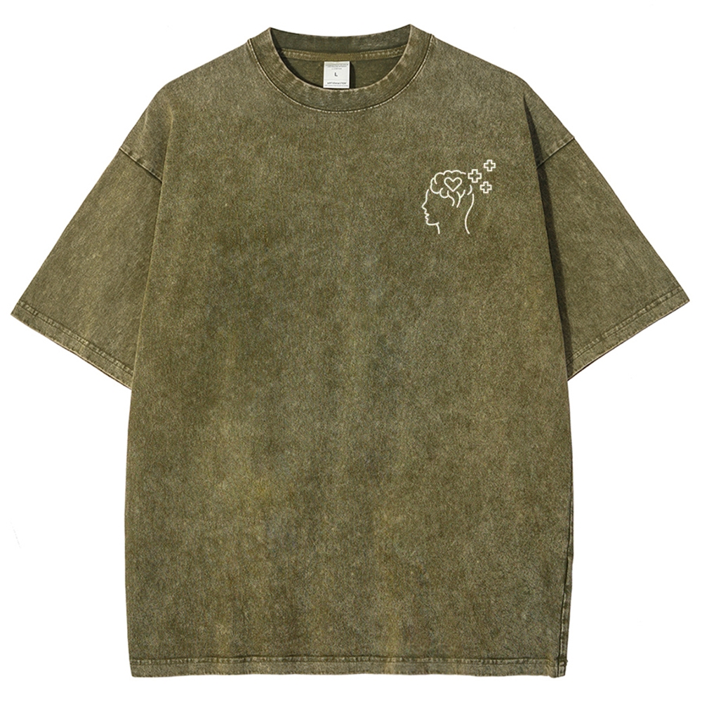 Speech Therapist Unisex Fit Washed T-Shirt Customscool