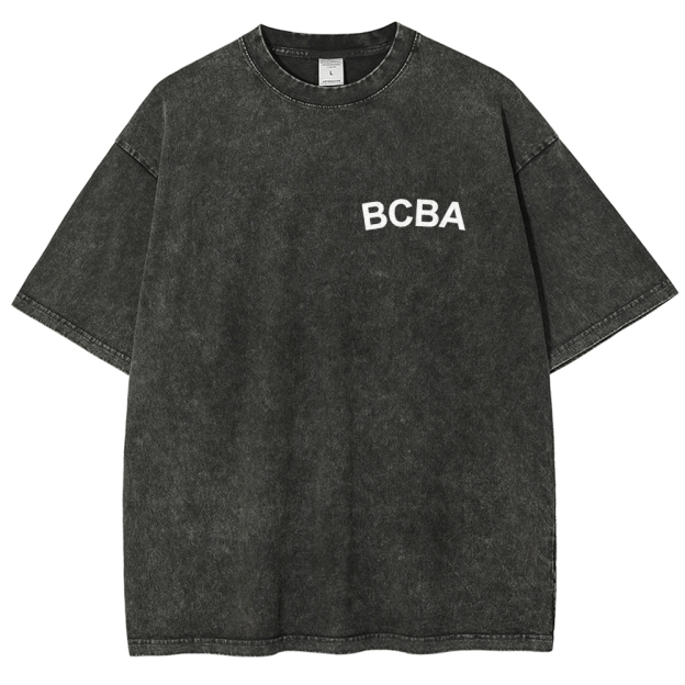 Board Certified Behavior Analyst Unisex Fit Washed T-Shirt Customscool