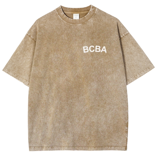 Board Certified Behavior Analyst Unisex Fit Washed T-Shirt Customscool