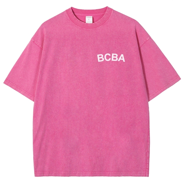 Board Certified Behavior Analyst Unisex Fit Washed T-Shirt Customscool