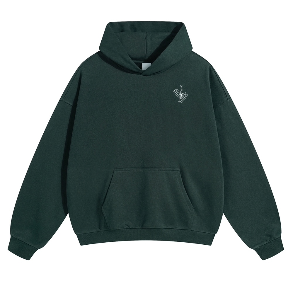 Sneakerhead Solid Color Hoodie Customscool