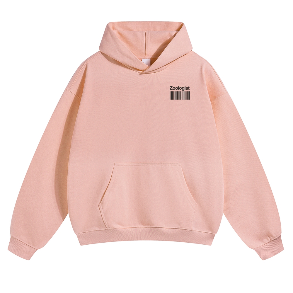 Zoologist Solid Color Hoodie Customscool
