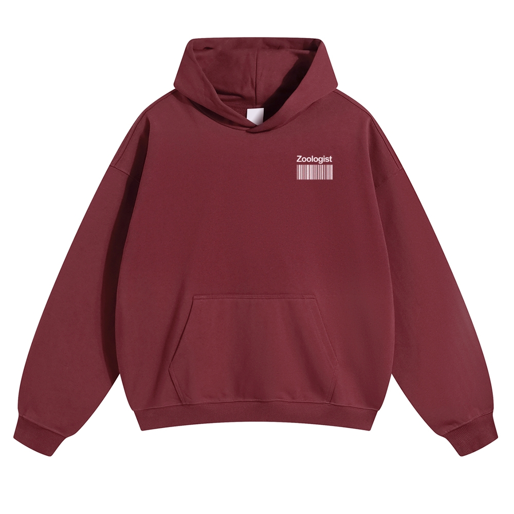 Zoologist Solid Color Hoodie Customscool