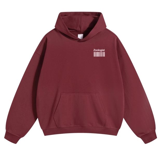 Zoologist Solid Color Hoodie Customscool