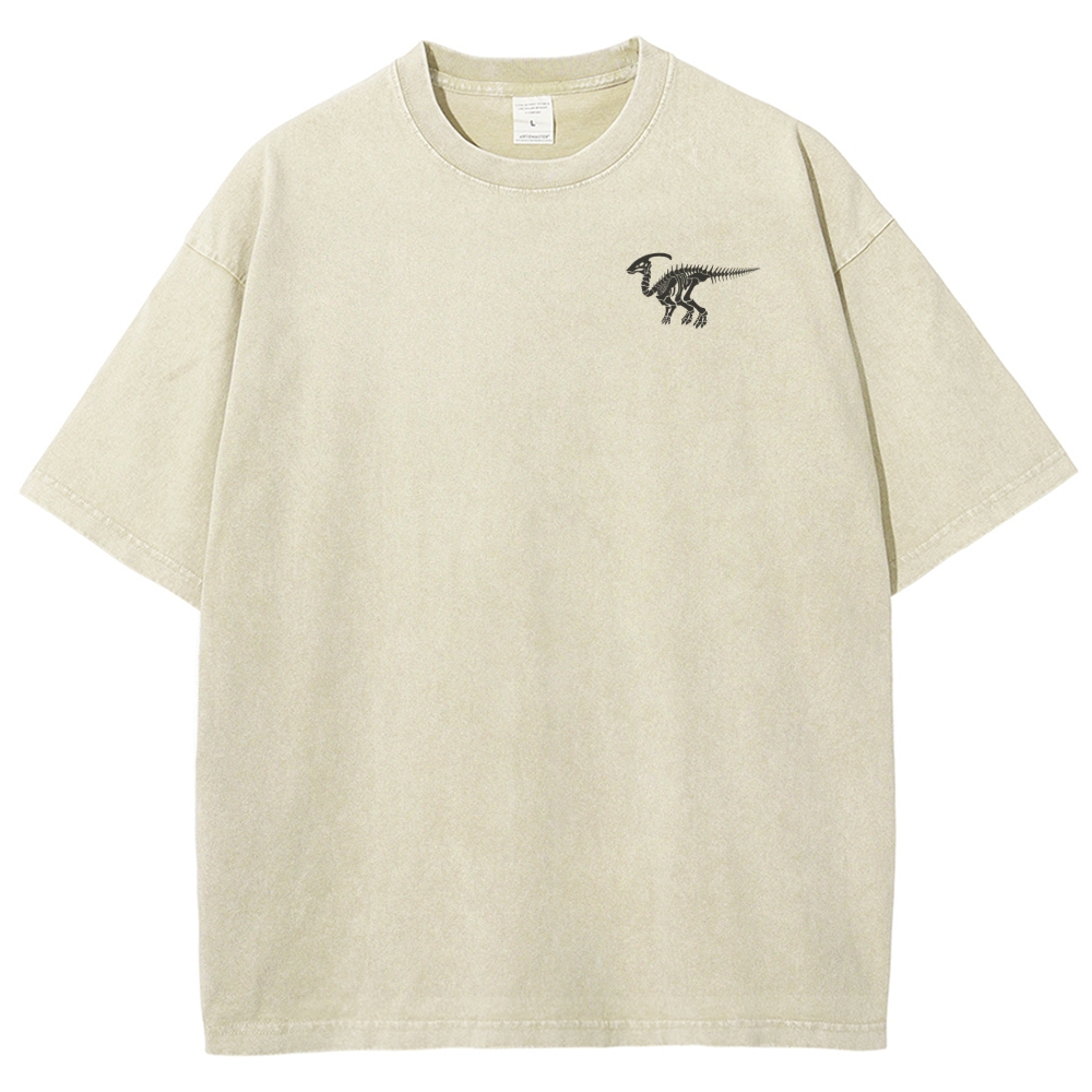 Paleontologist Unisex Fit Washed T-Shirt Customscool