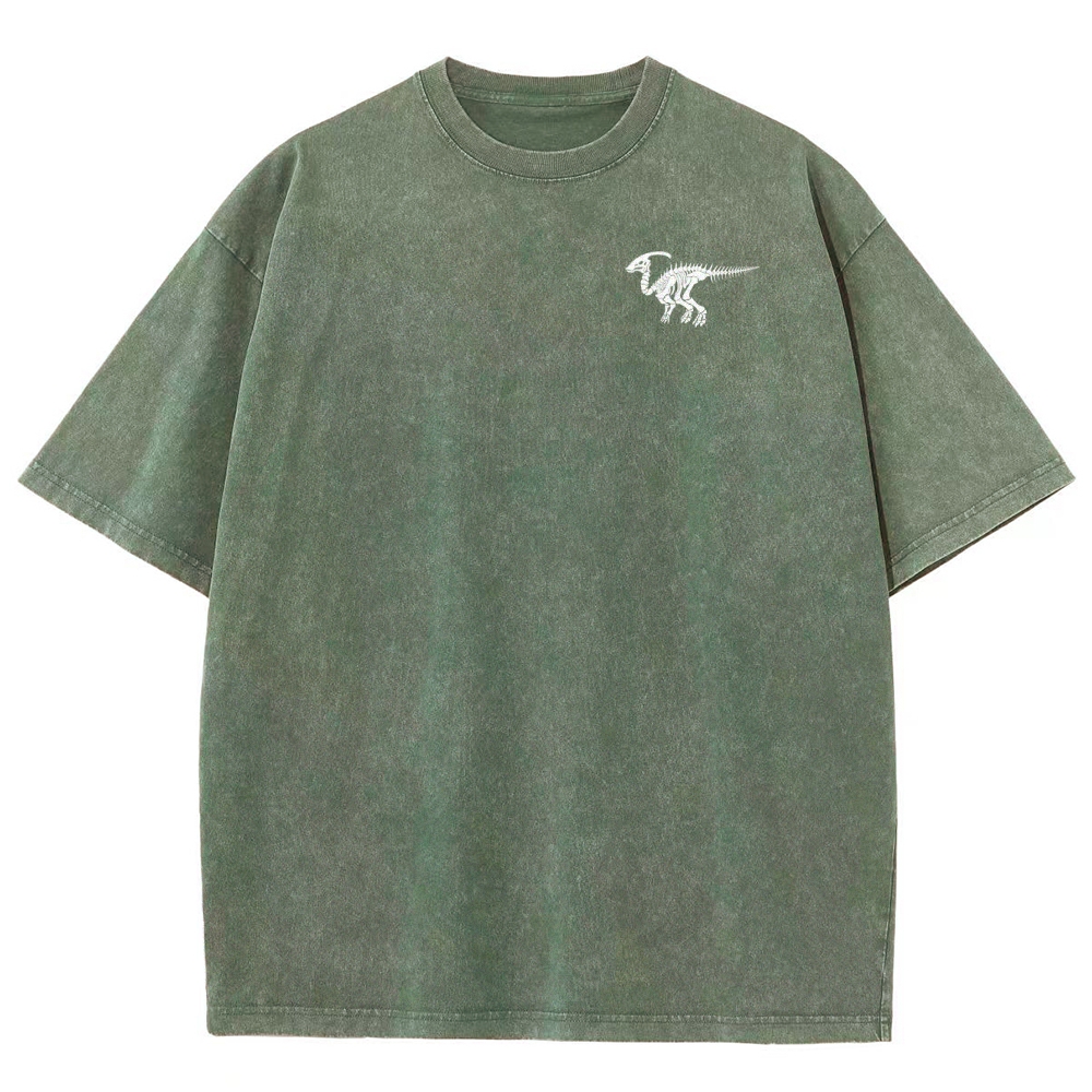 Paleontologist Unisex Fit Washed T-Shirt Customscool