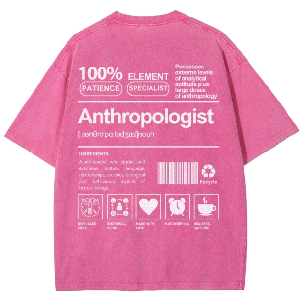 Anthropologist Unisex Fit Washed T-Shirt Customscool