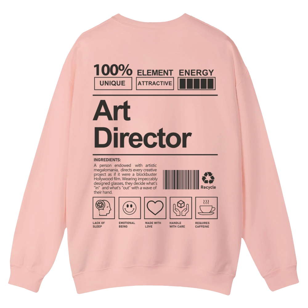 Art Director Art Director Casual Crewneck Sweatshirt Customscool
