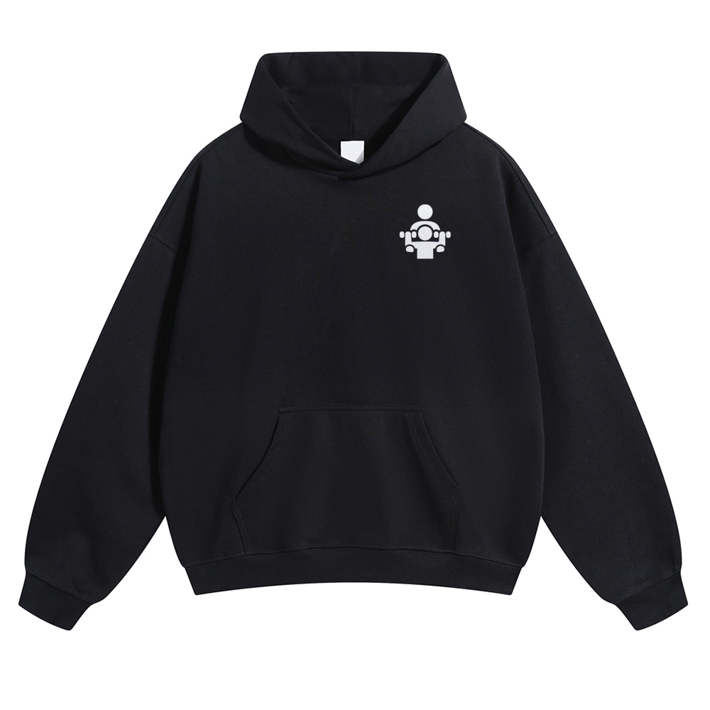 Fitness Instructor Solid Color Hoodie Customscool