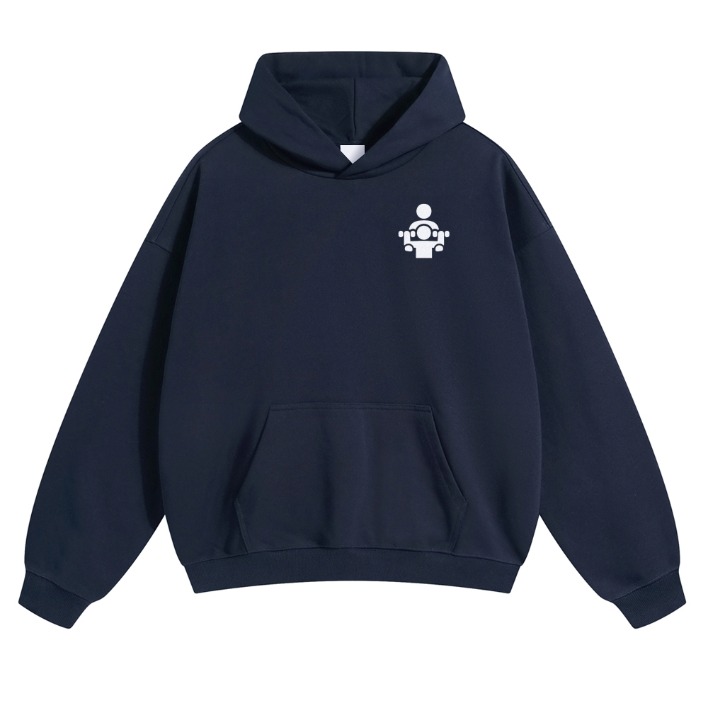 Fitness Instructor Solid Color Hoodie Customscool