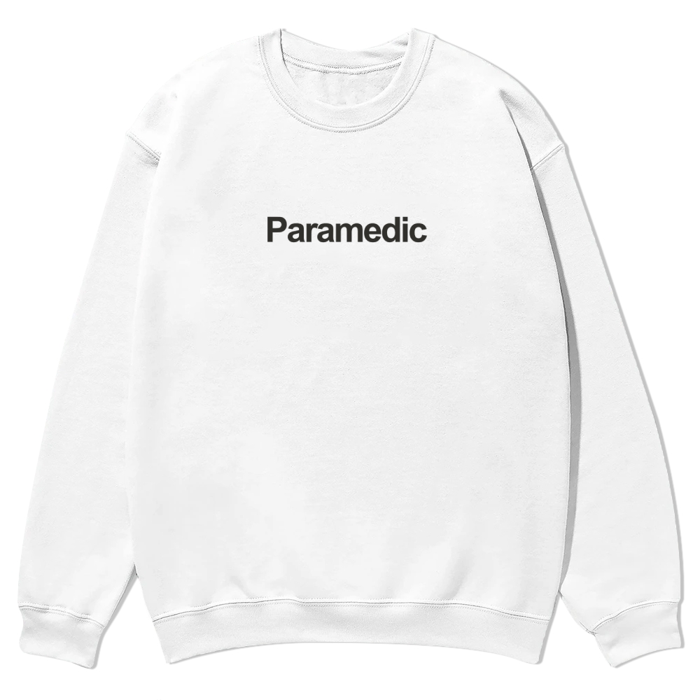 Paramedic Casual Crewneck Sweatshirt Customscool