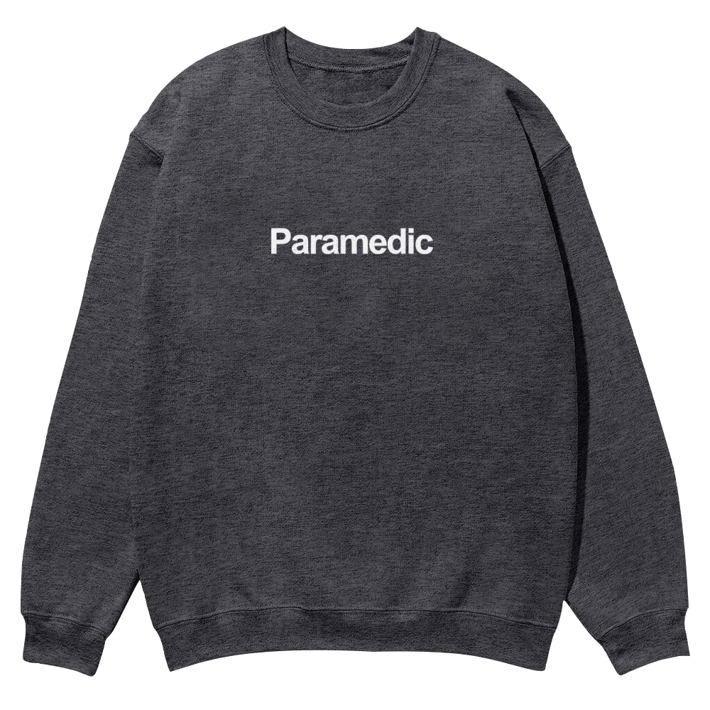 Paramedic Casual Crewneck Sweatshirt Customscool