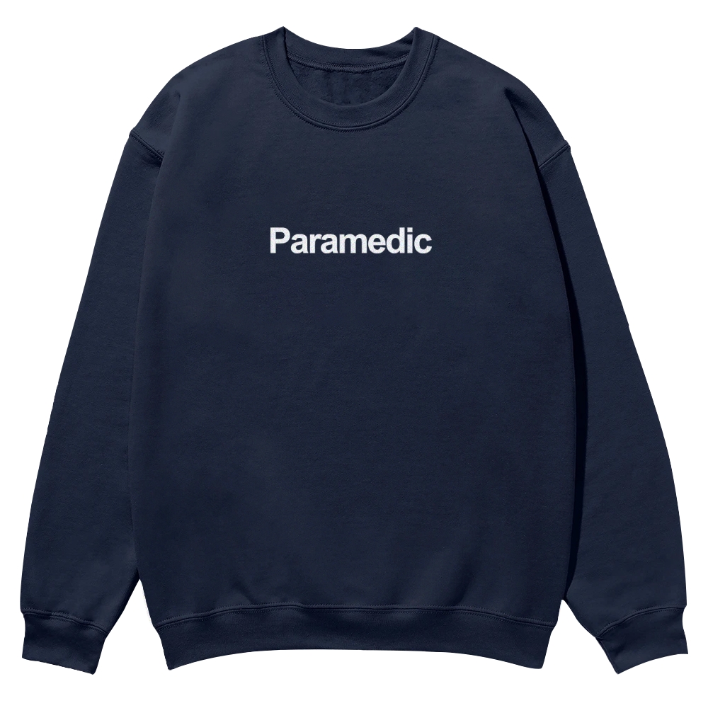 Paramedic Casual Crewneck Sweatshirt Customscool