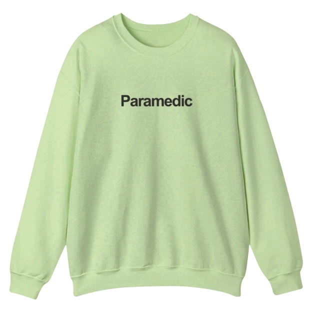 Paramedic Casual Crewneck Sweatshirt Customscool