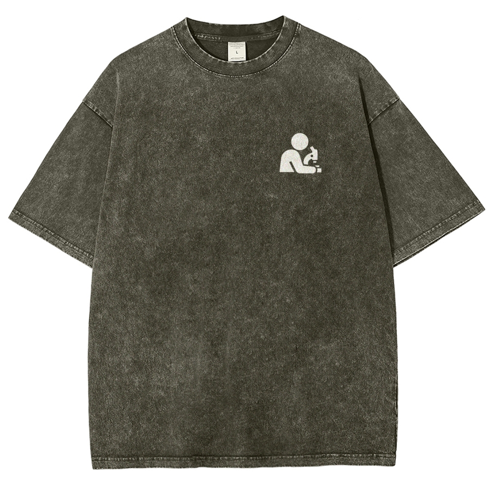 Laboratory Scientist Addcustom Unisex Fit Washed T-Shirt