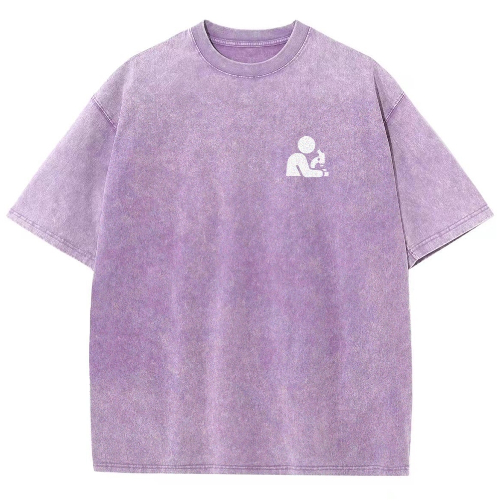 Laboratory Scientist Addcustom Unisex Fit Washed T-Shirt