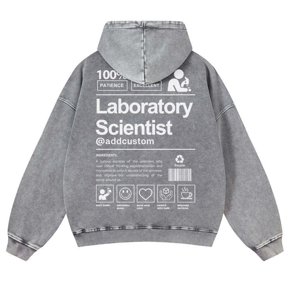 Casual Washed Hoodie