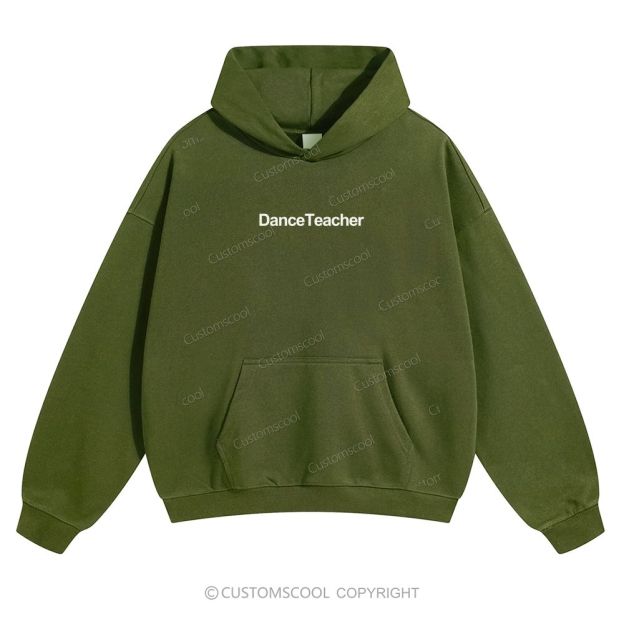 Dance Teacher Solid Color Hoodie