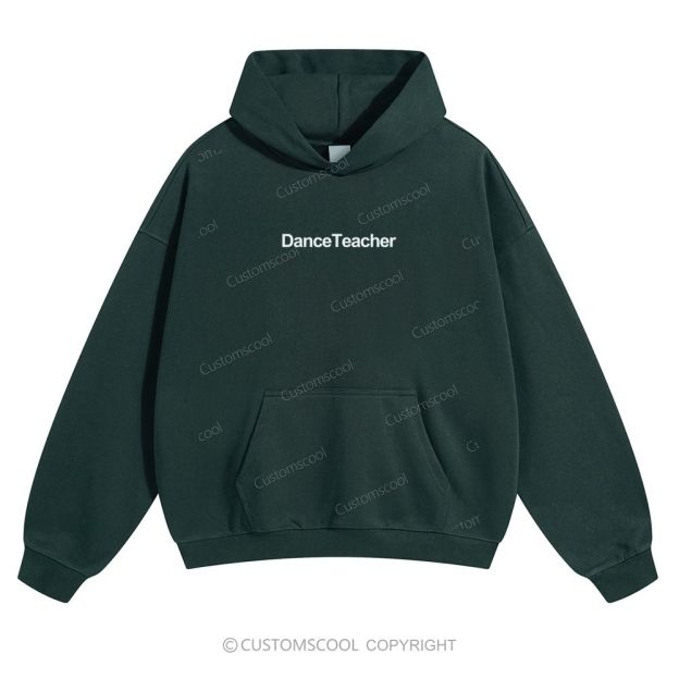 Dance Teacher Solid Color Hoodie