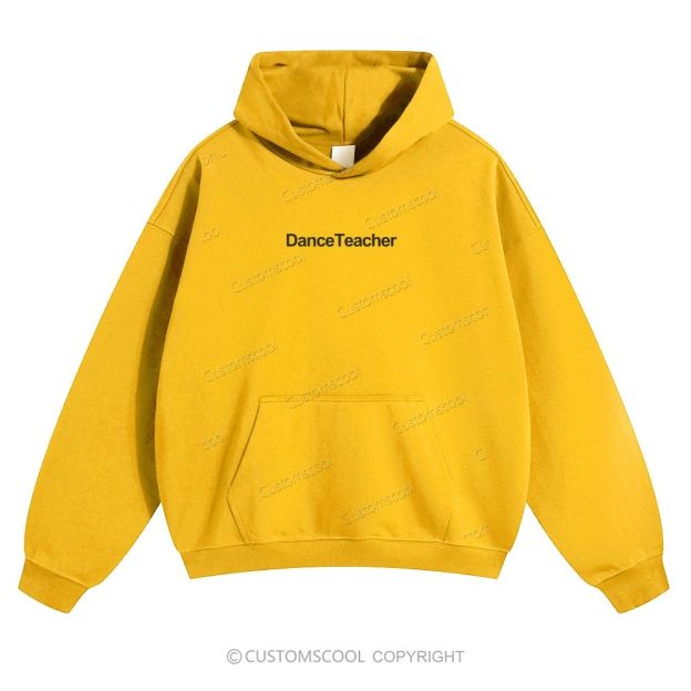 Dance Teacher Solid Color Hoodie