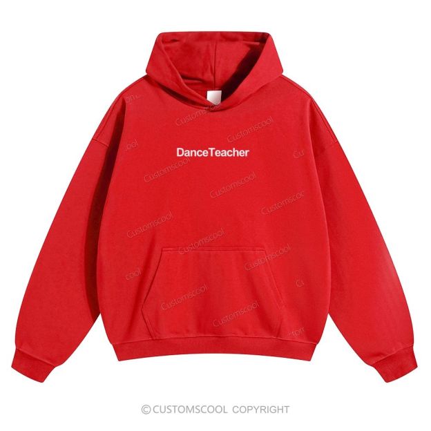 Dance Teacher Solid Color Hoodie