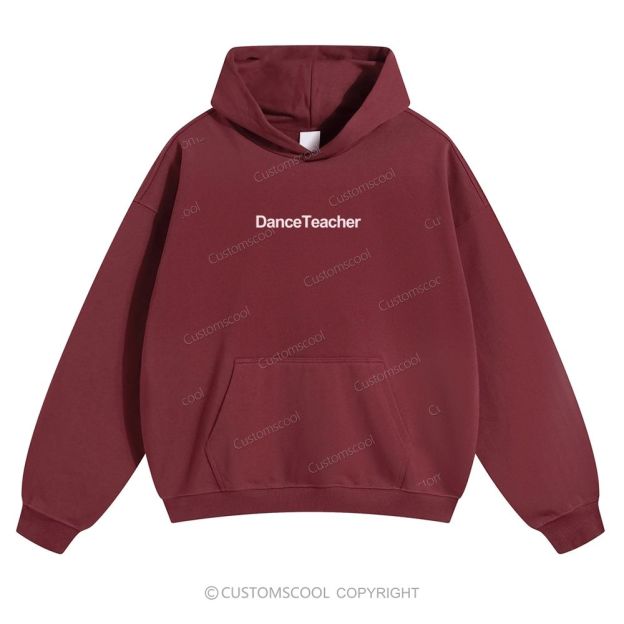 Dance Teacher Solid Color Hoodie