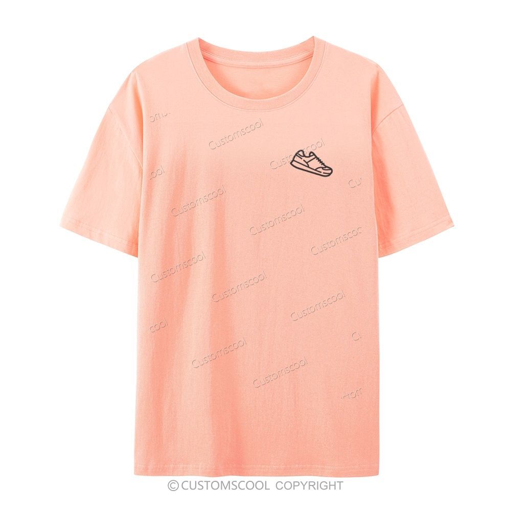 Runner Casual Short Sleeve T-Shirt Customscool