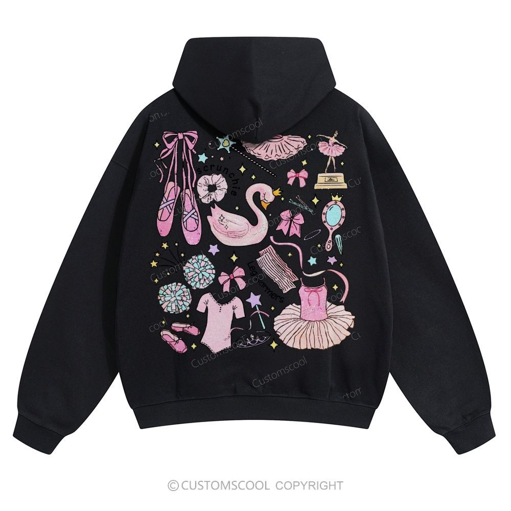 Ballet Dance Mom Solid Color Hoodie Customscool