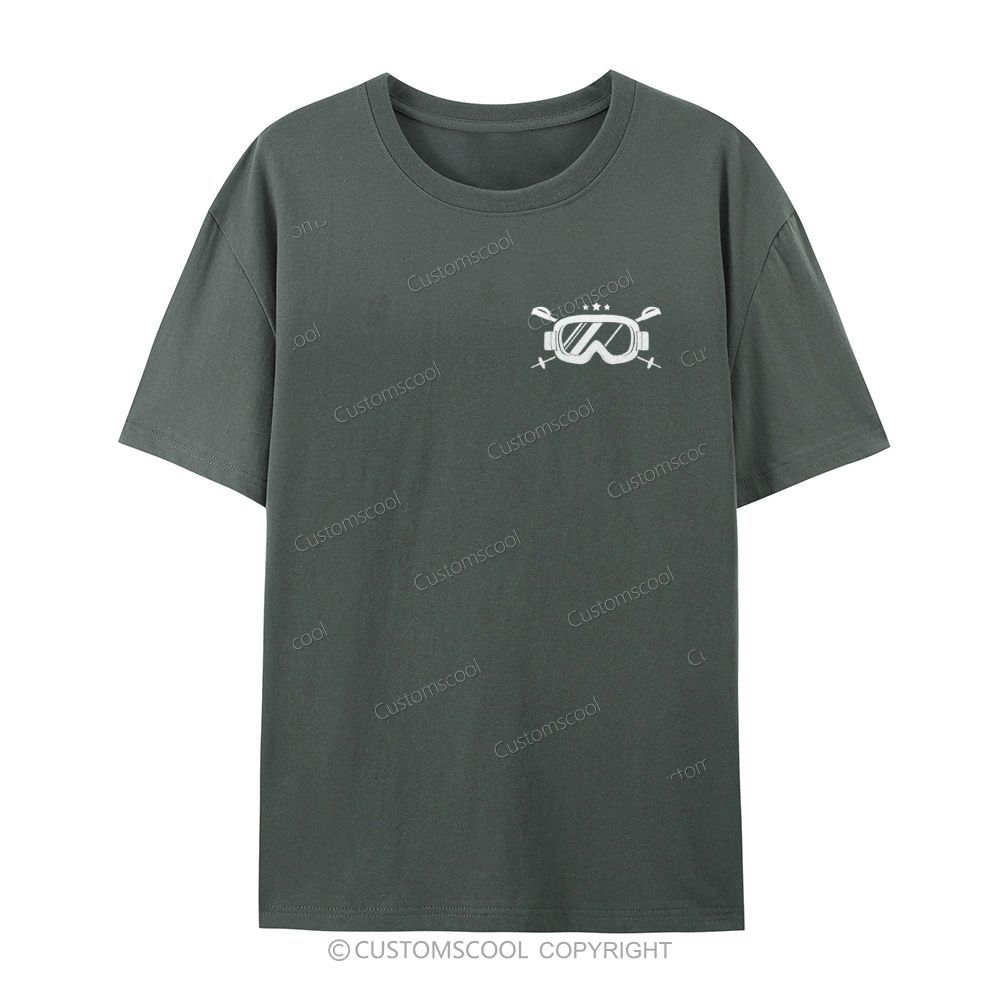 Ski Instructor Casual Short Sleeve T-Shirt Customscool