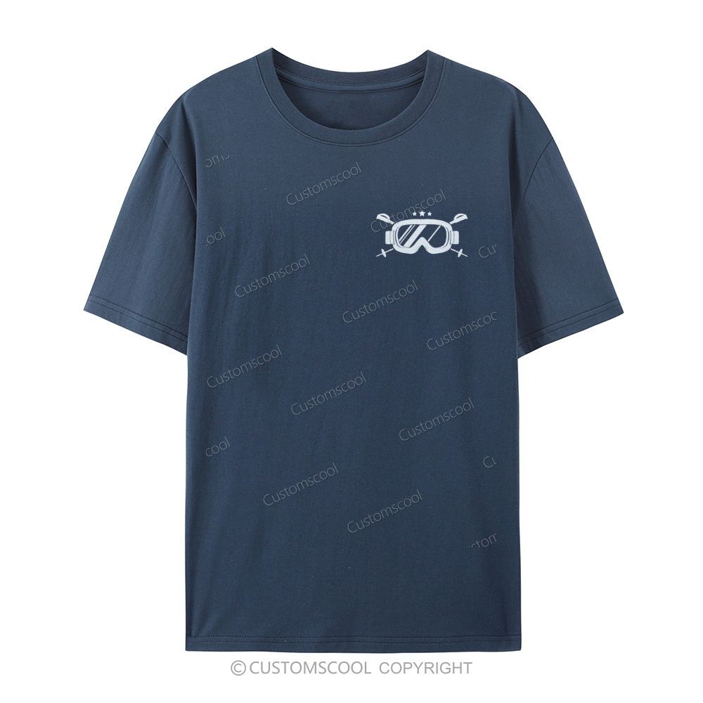 Ski Instructor Casual Short Sleeve T-Shirt Customscool