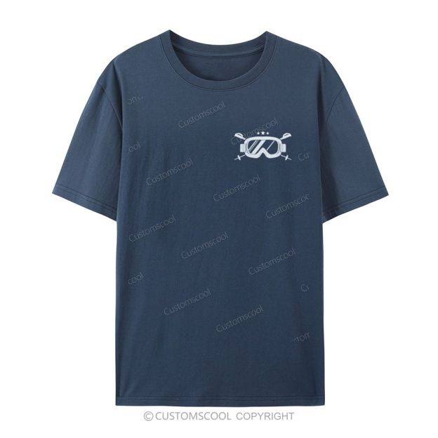 Ski Instructor Casual Short Sleeve T-Shirt Customscool