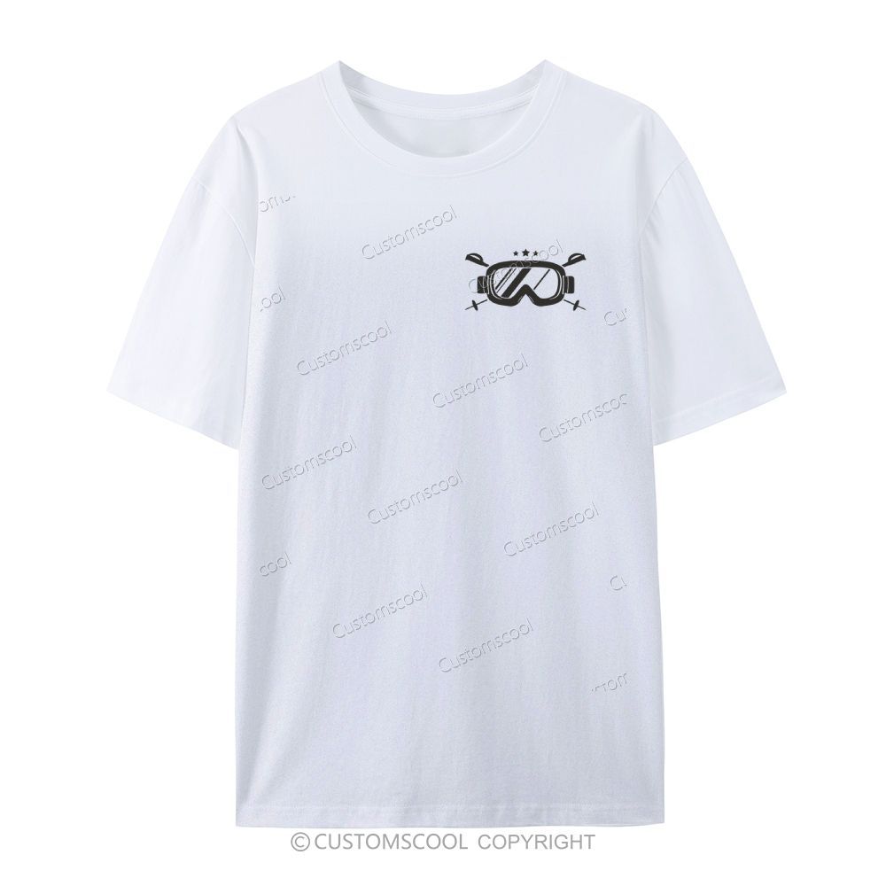 Ski Instructor Casual Short Sleeve T-Shirt Customscool