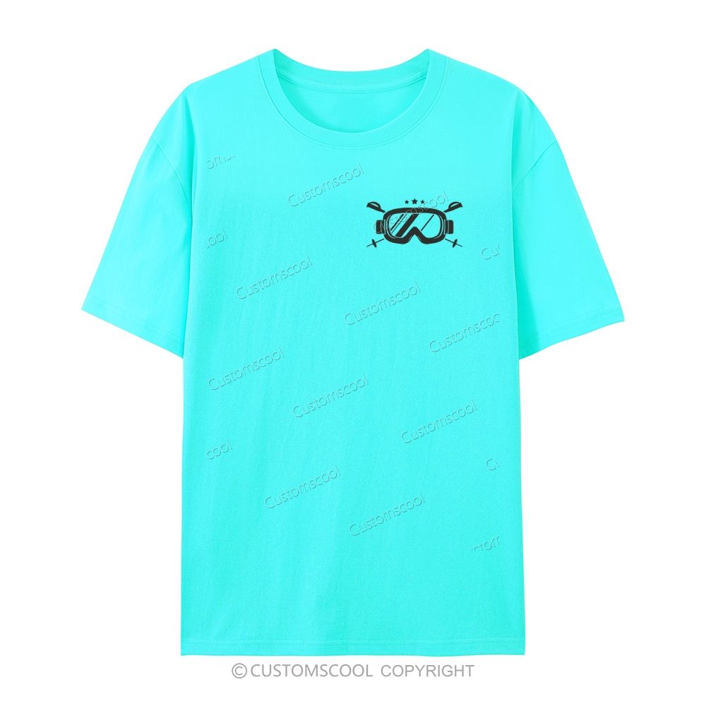 Ski Instructor Casual Short Sleeve T-Shirt Customscool