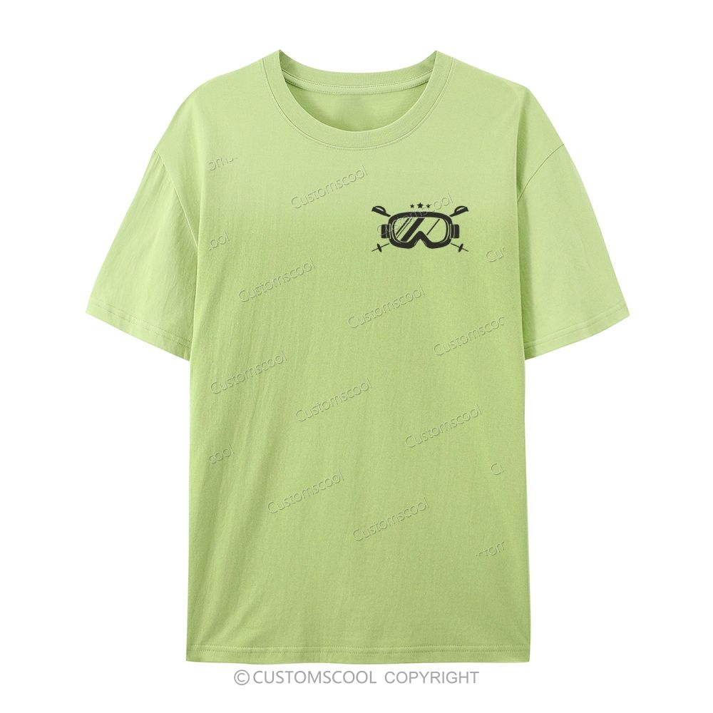 Ski Instructor Casual Short Sleeve T-Shirt Customscool