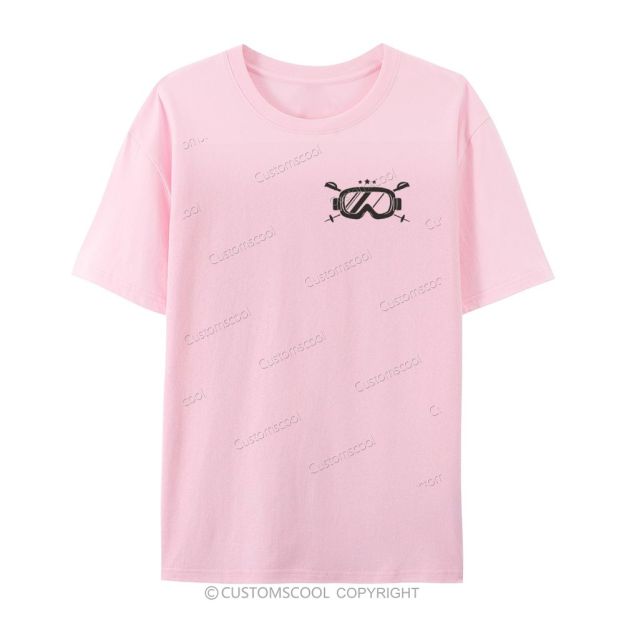 Ski Instructor Casual Short Sleeve T-Shirt Customscool