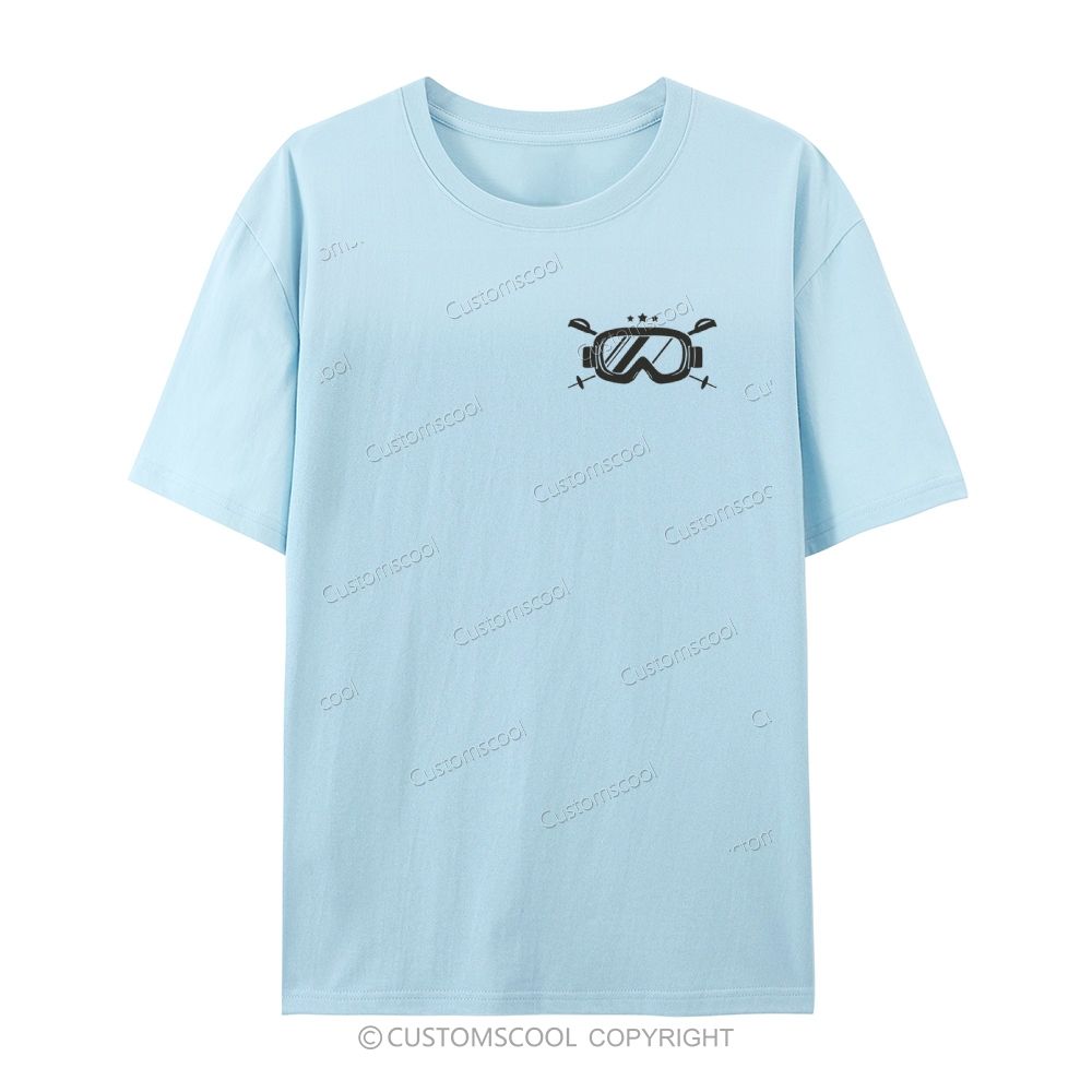 Ski Instructor Casual Short Sleeve T-Shirt Customscool