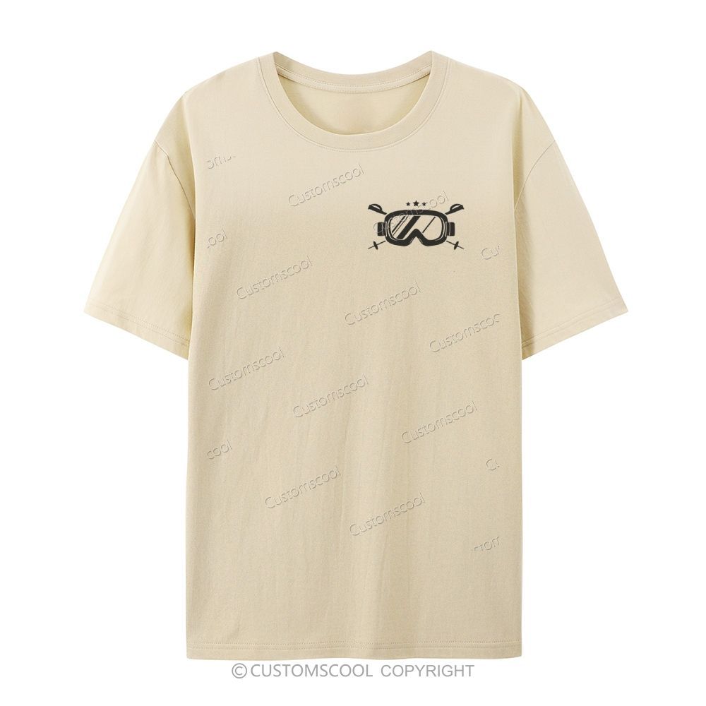 Ski Instructor Casual Short Sleeve T-Shirt Customscool