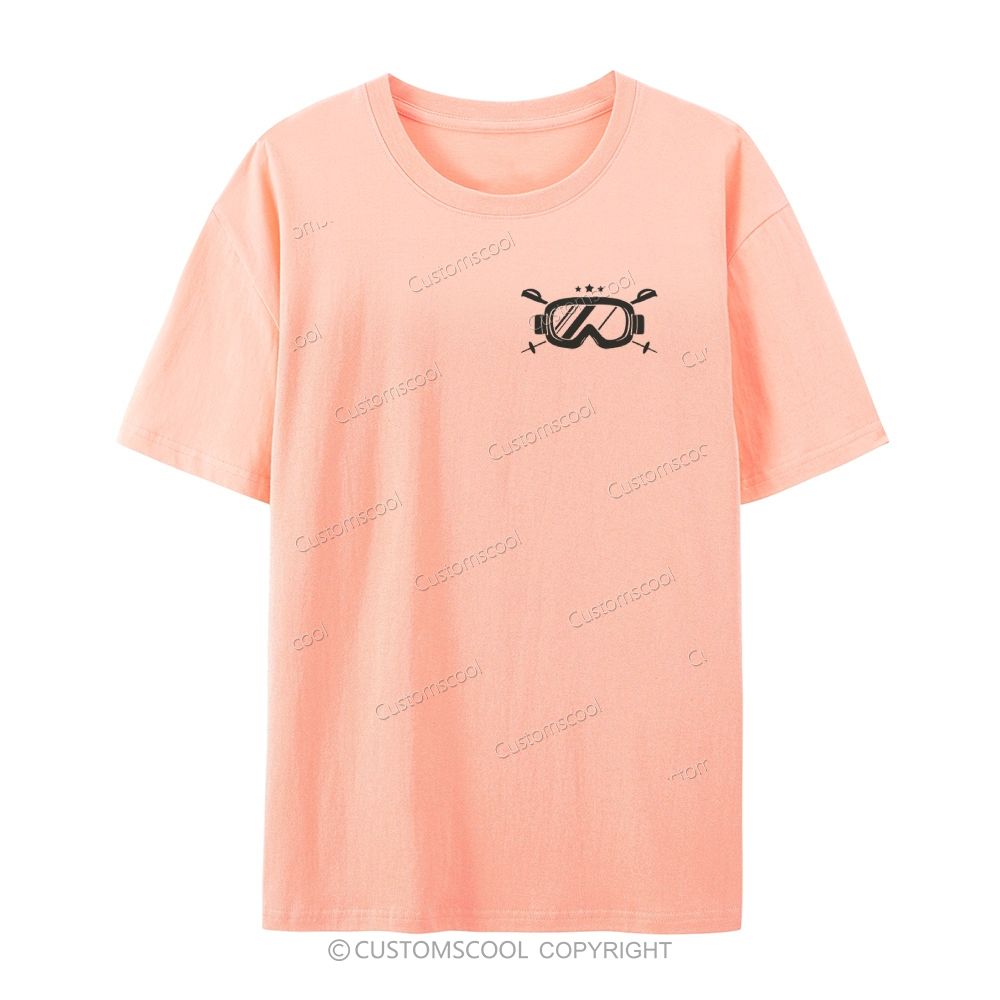 Ski Instructor Casual Short Sleeve T-Shirt Customscool