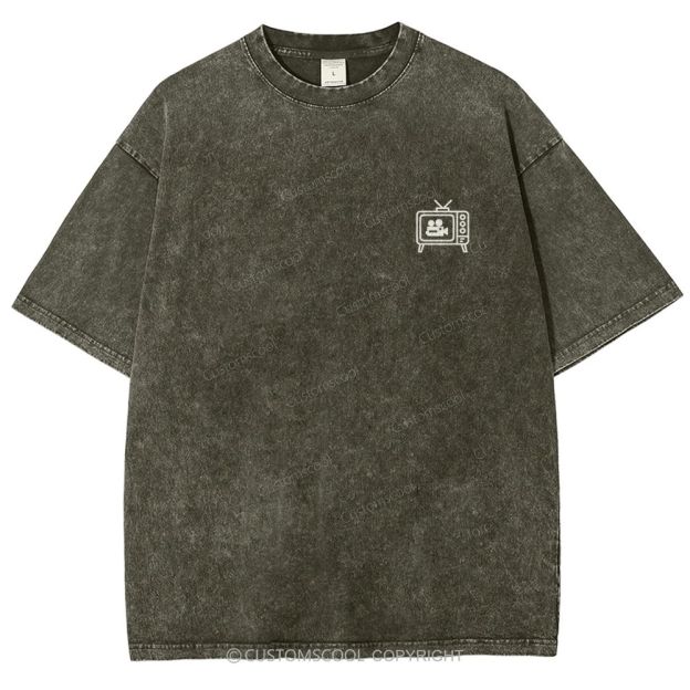 TV Director Unisex Fit Washed T-Shirt