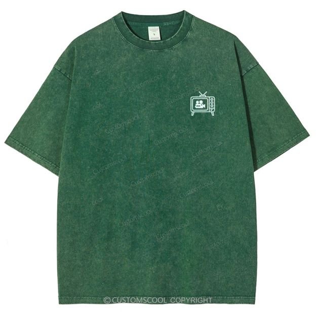 TV Director Unisex Fit Washed T-Shirt