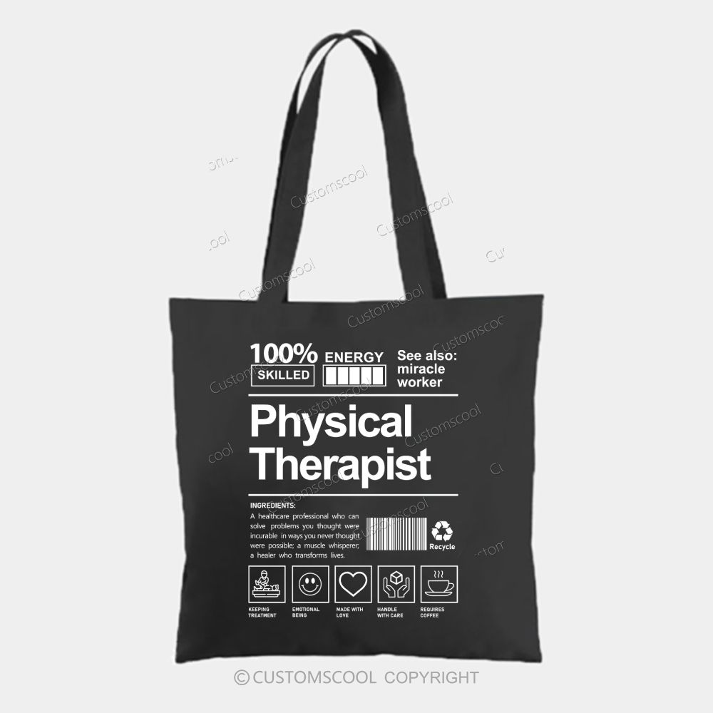 Physical Therapist Tote Bag Customscool