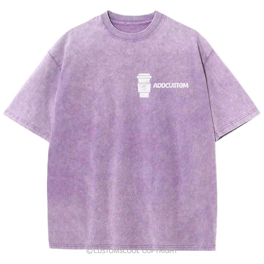 Barista Addcustom Unisex Fit Washed T-Shirt Customscool