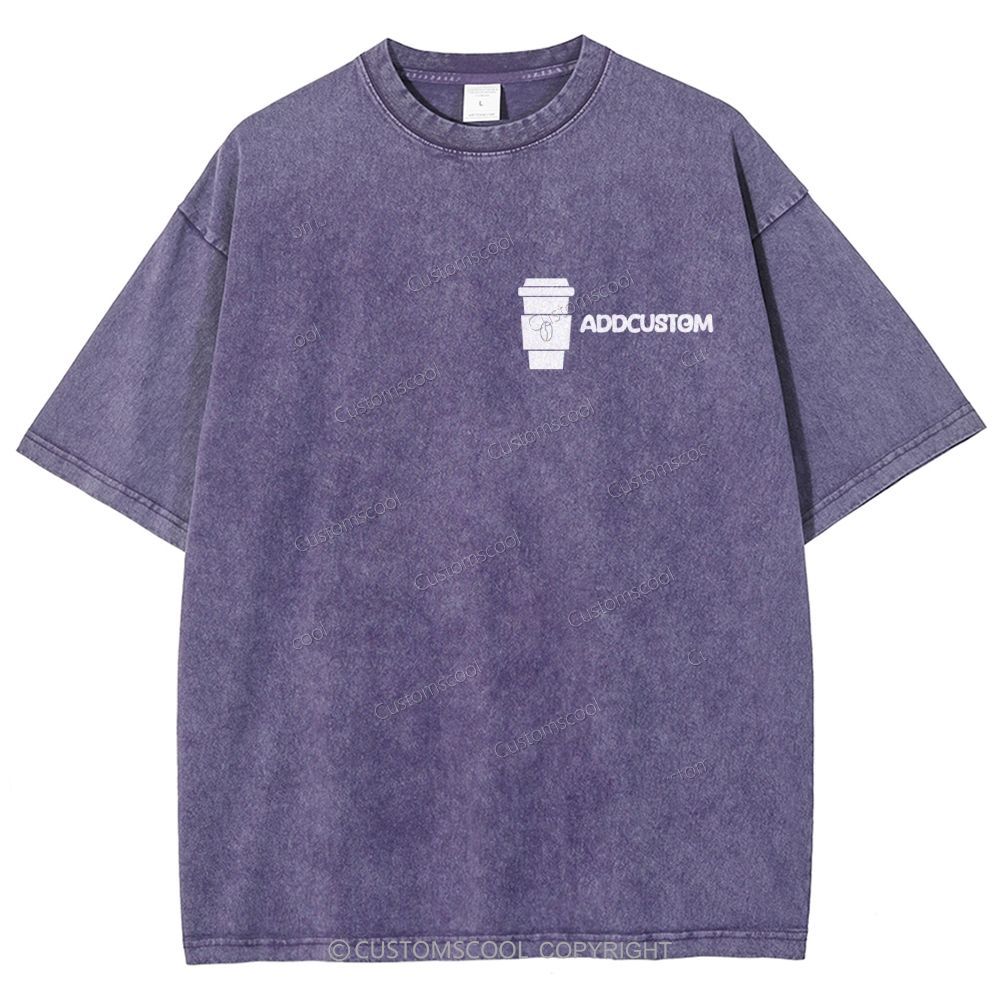 Barista Addcustom Unisex Fit Washed T-Shirt Customscool