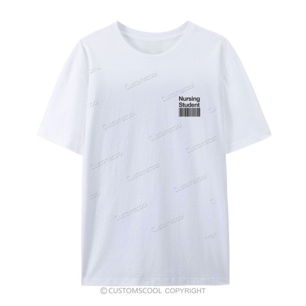 Nursing Student Casual Short Sleeve T-Shirt Customscool