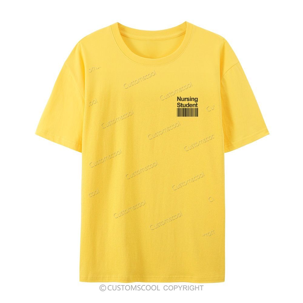 Nursing Student Casual Short Sleeve T-Shirt Customscool