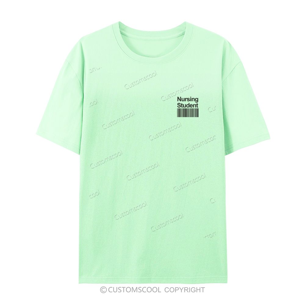 Nursing Student Casual Short Sleeve T-Shirt Customscool