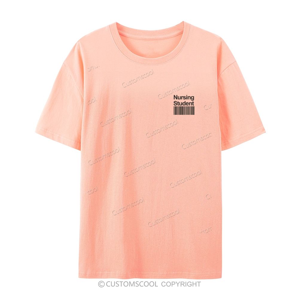 Nursing Student Casual Short Sleeve T-Shirt Customscool