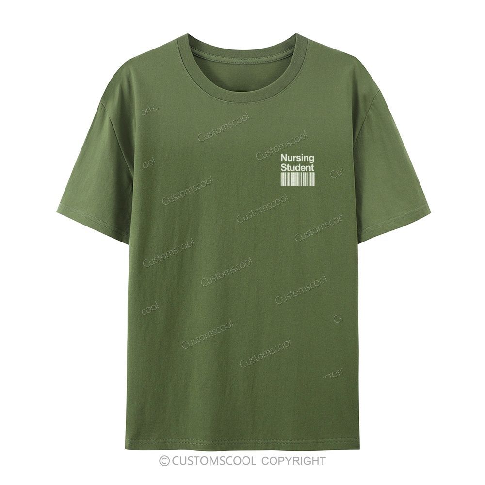 Nursing Student Casual Short Sleeve T-Shirt Customscool