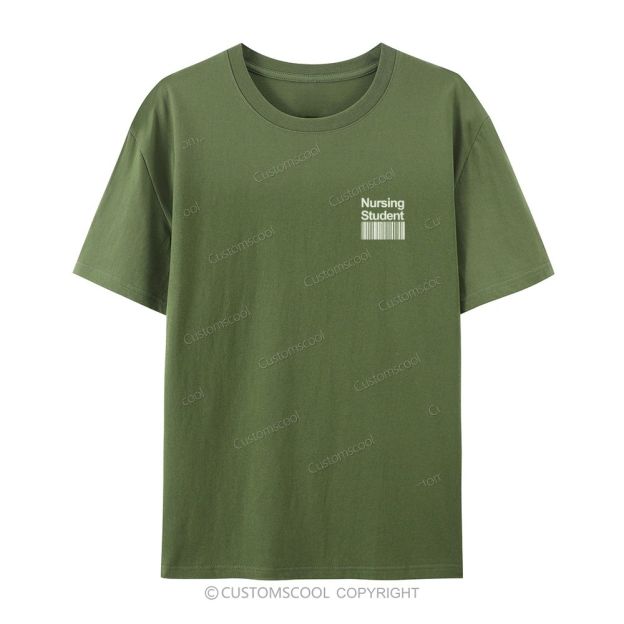 Nursing Student Casual Short Sleeve T-Shirt Customscool