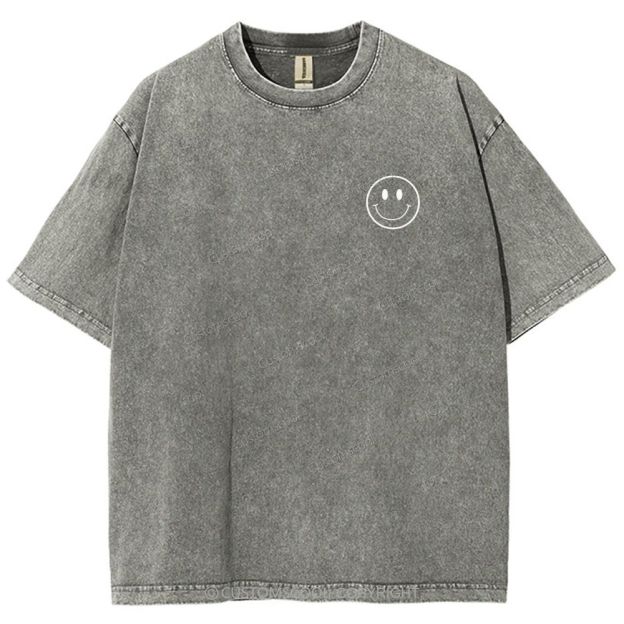 Addcustom Name And Your Description Unisex Fit Washed T-Shirt Customscool